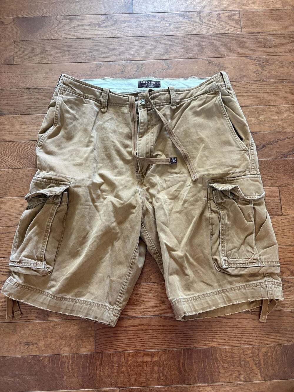 Vintage Y2K Abercrombie & Fitch Vintage Fatigues Cargo utility Shorts Sz 34